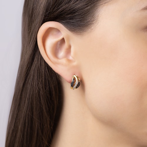 Kolczyki SAVICKI: złote, diamenty